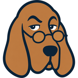 The Skeptical Hound mascot